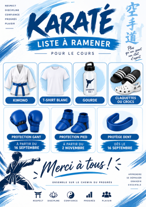 LISTE DES ÉQUIPEMENTS